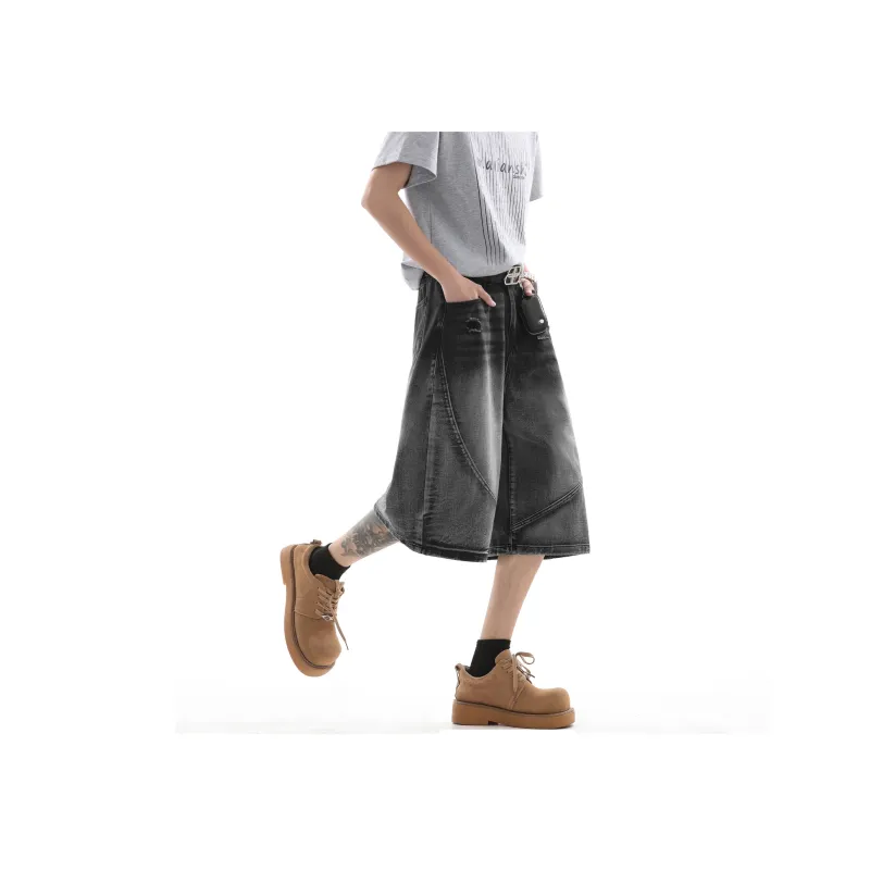 Double Dealer Denim Shorts Unisex-4