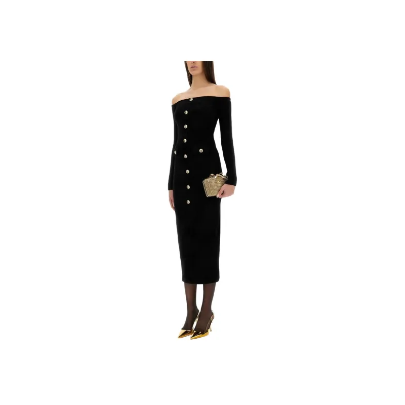 Self portrait Chenille Knit Maxi Dress-2