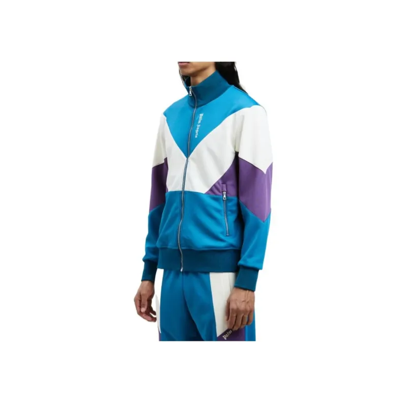 PALM ANGELS V Colorblock Jacket-3