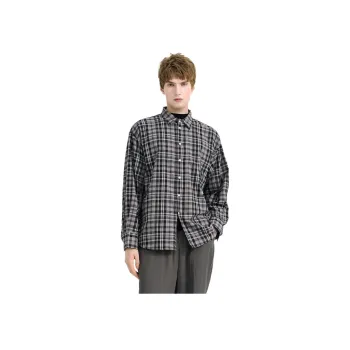 WILD LEADER Shirts Men Night Plaid[CW5158597]