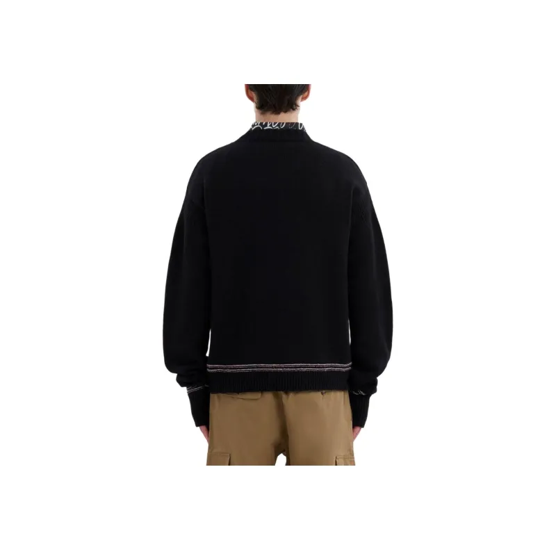 MARNI Fisherman Logo Knit Sweatshirt-2