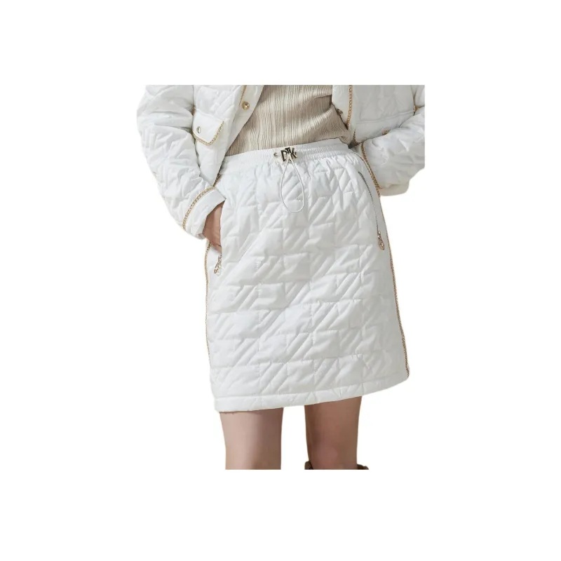 DKNY Casual Short Skirts Women's White-2