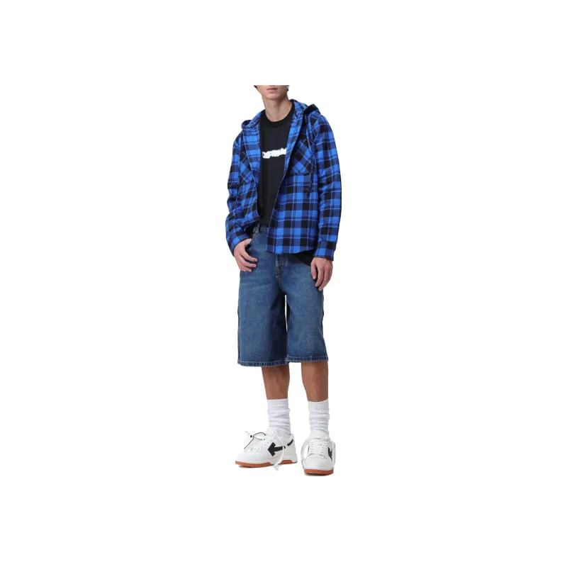 OFF-WHITE Blurred Logo-print Cotton T-shirt-1