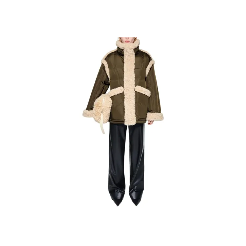 STAND STUDIO Dorothy Funnel Neck Puffer Jacket-1