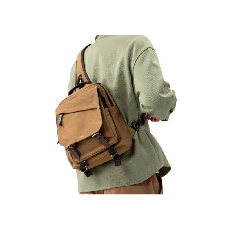 RIOREX Washable Canvas Denim Canvas Bag Crossbody Bag Shoulder Bag Sling Bag Handbag Large Size Men's Multicolor-10