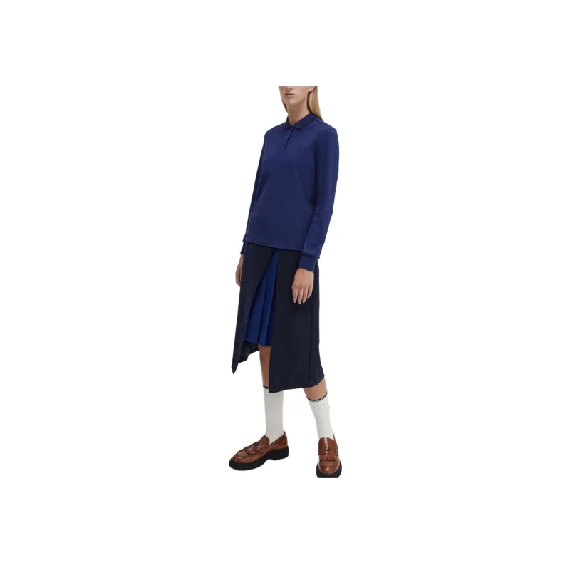 FRED PERRY Polo Shirt Women's Dark Blue-4