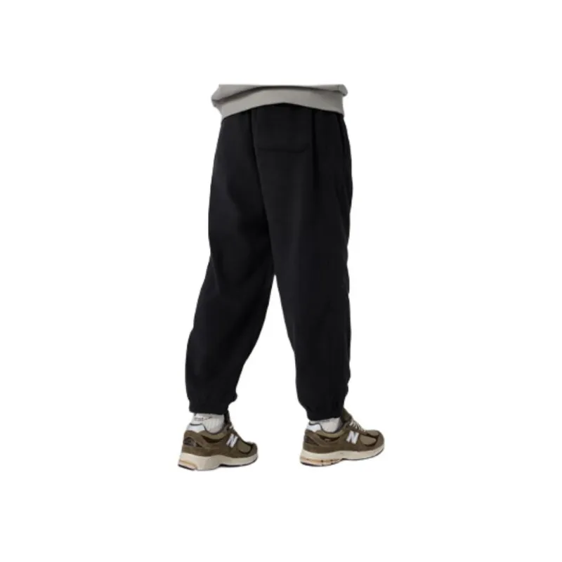 New Balance Knitted Sweatpants Men Black-3