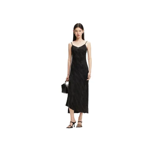 VERO MODA 블랙 여성 슬립 원피스