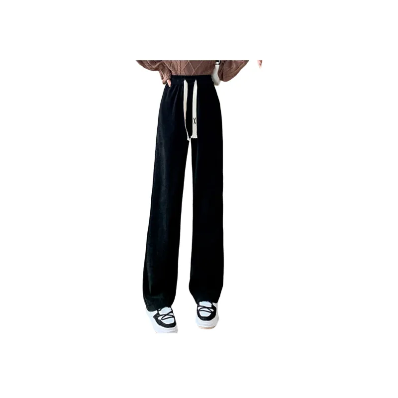 Ya Sheep People Casual Pants Women's Black-10
