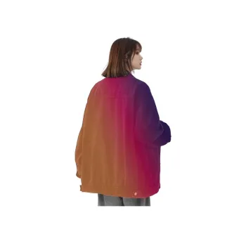 JCUI Denim Jacket Unisex Yellow Orange