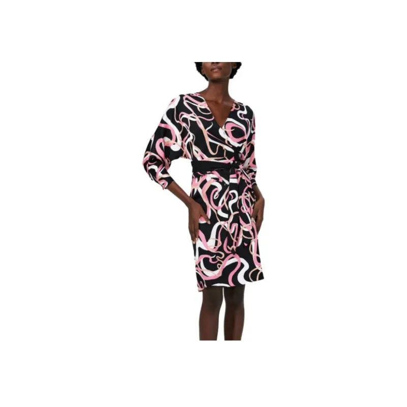 DVF Diane Von Furstenberg Mikah Faux wrap Dress-2