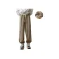 Khaki Fleece-Lined