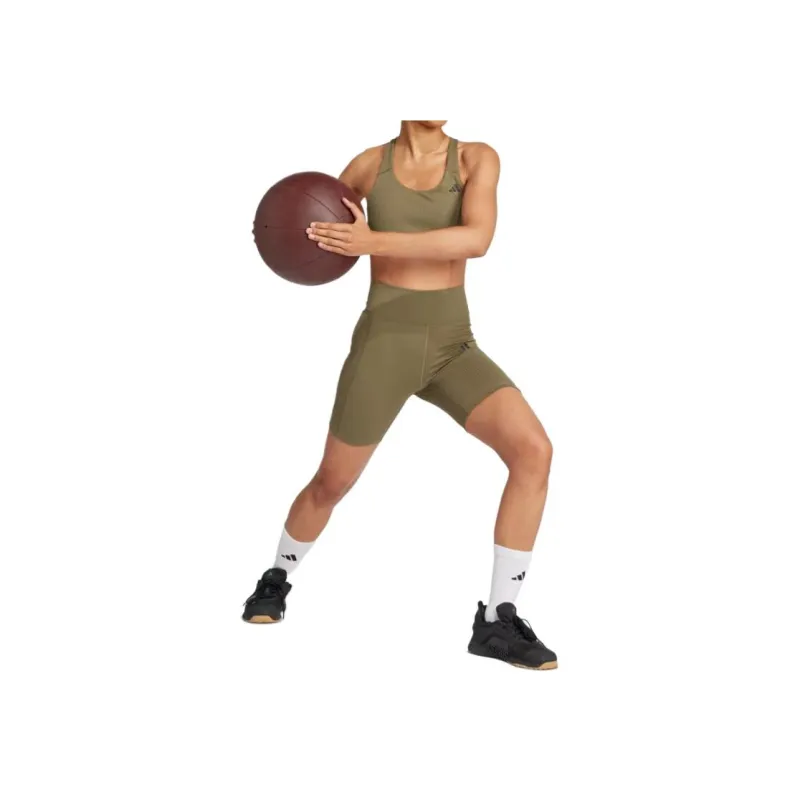 Adidas Free Shipping With AdiClub Optime Rib Short Leggings-3