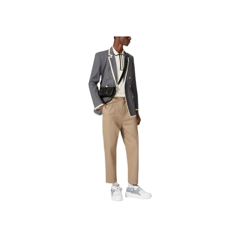 Valentino Casual Pants Men's Almond Beige-1