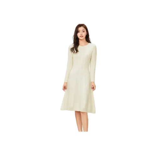 MIHUANG 여성 긴팔 원피스