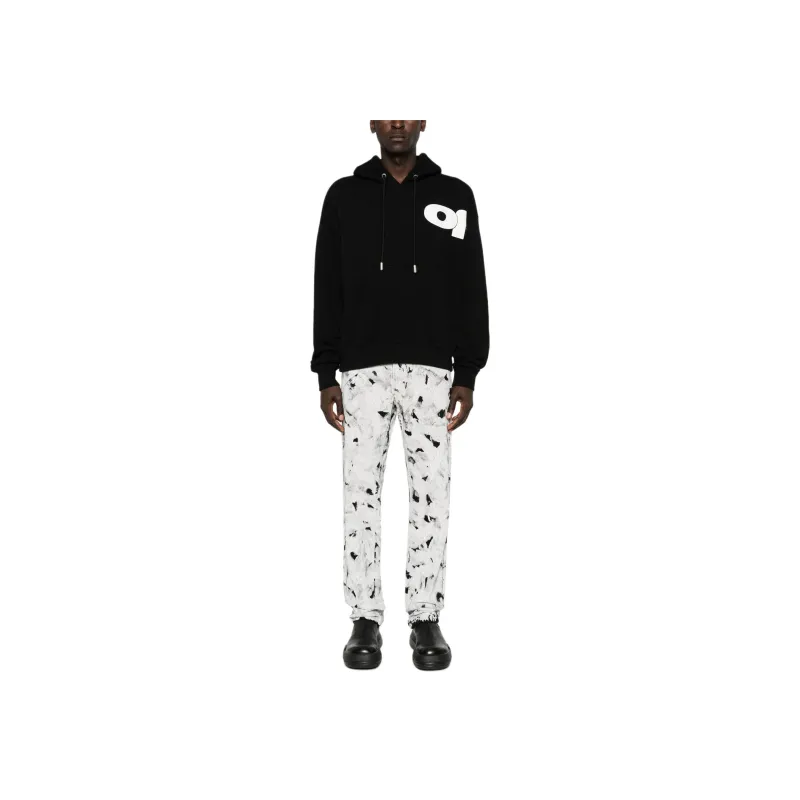 OFF WHITE Shared Logo Cotton Hoodie-1