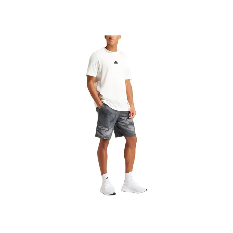 Adidas ESSENTIALS CAMOUFLAGE SHORTS Casual Shorts Unisex Solid Dark Gray-1