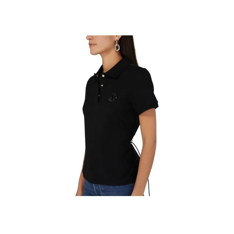 Moncler Polo Shirt Women's Black-3