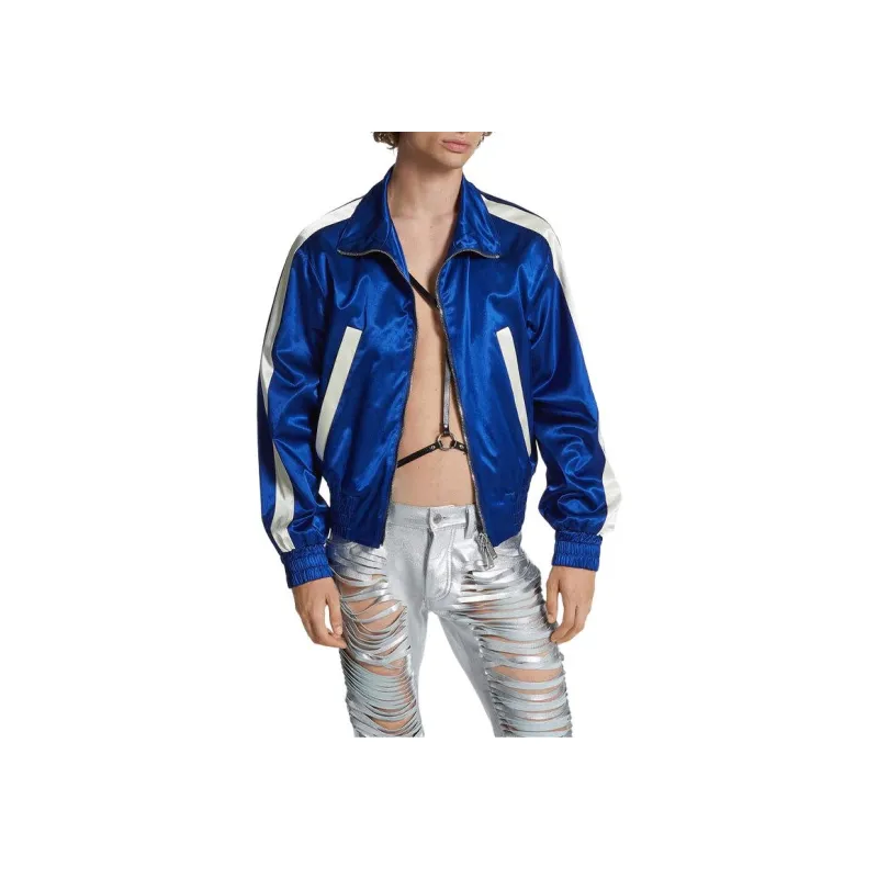Dsquared2 Wrestler Panelled Satin Jacket-2