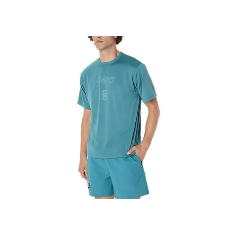 Asics MIDTOWN KRAKENS T Shirt Men's Atlantis Blue-2