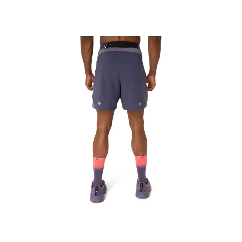 Asics ROAD 7IN ACTIBREEZE Casual Shorts Men's Indigo Mist/Lavender Grey-1