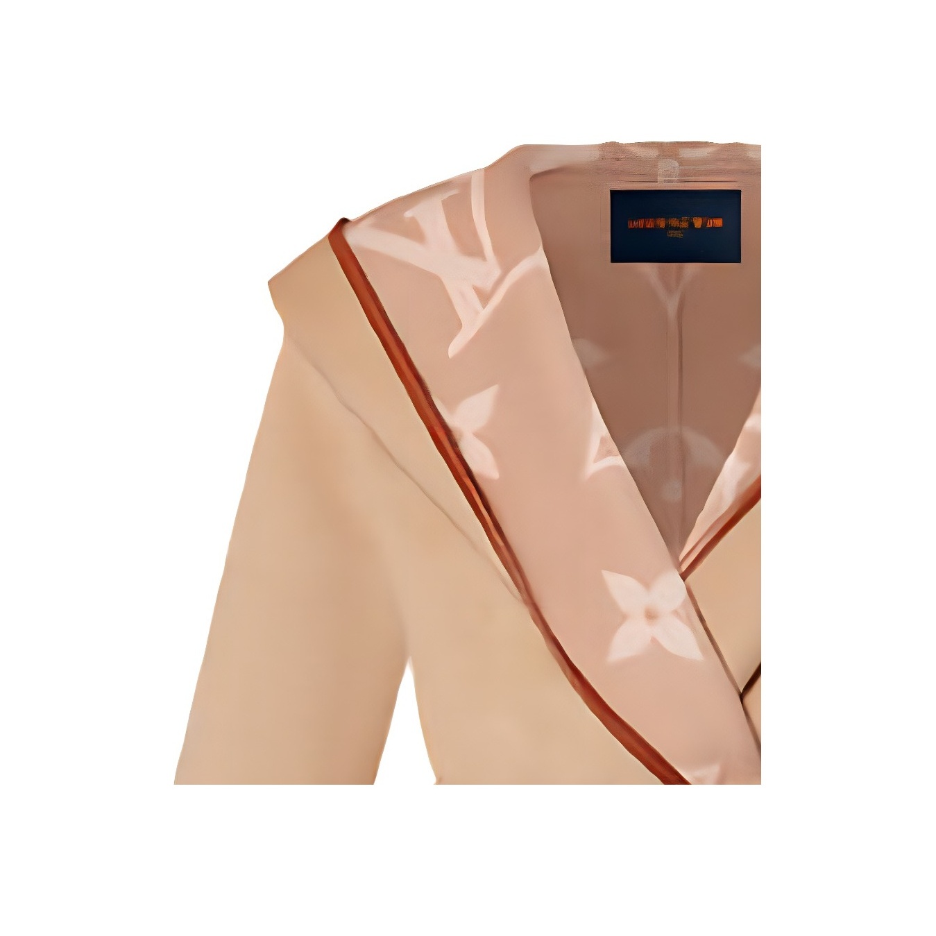 LOUIS VUITTON Belted Double Face Hooded Wrap Coat - POIZON