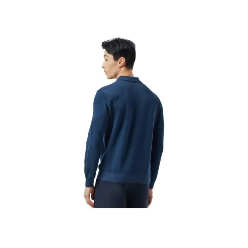 DIKENI 딥 로열 블루 남성 폴로 셔츠
