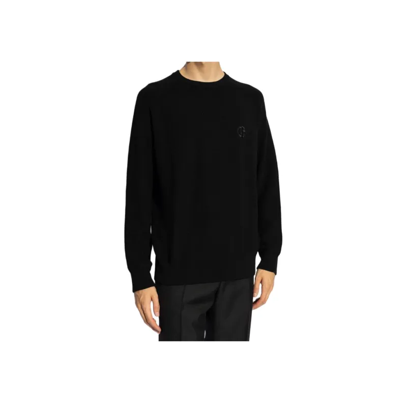 GIORGIO ARMANI Logo embroidered Jumper-1
