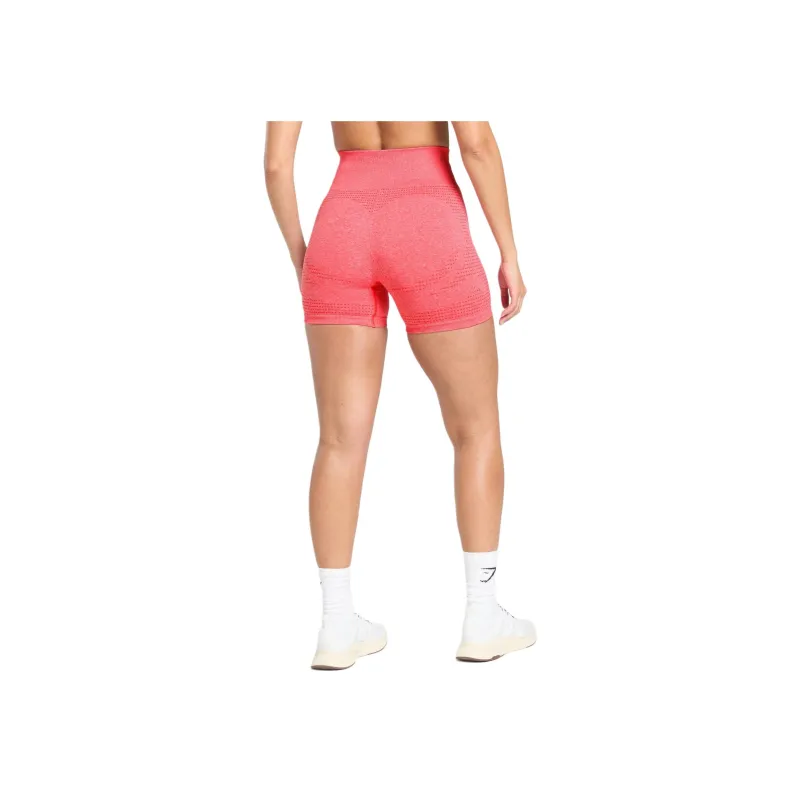 GYMSHARK Sports Shorts Women's Coral Red-2