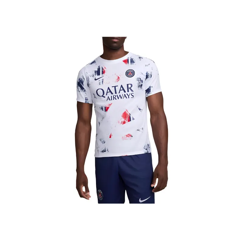 Nike Paris Saint-Germain Academy Pro Away Men's Nike Dri-FIT Soccer Pre-Match Short-Sleeve Top-0