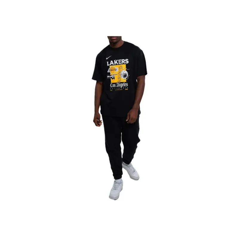 Nike Los Angeles Lakers Courtside Men's Nike Nba Max90 T-Shirt-4
