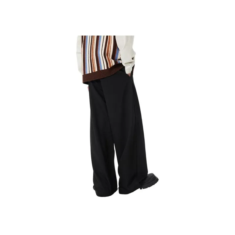SONGS ALONG Casual Pants Unisex Black-1