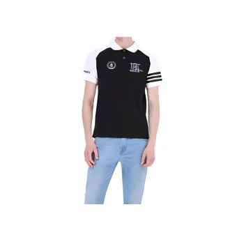 Hush Puppies Polo Shirt Men's Dark Blue