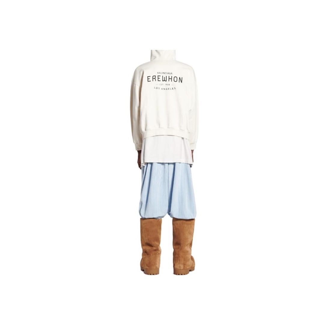 送料込+BALENCIAGA+Erewhon Los Angeles ジップアップ Hoodie Balenciaga X Erewhon Los Angeles Zip-Up Hoodie Medium Fit