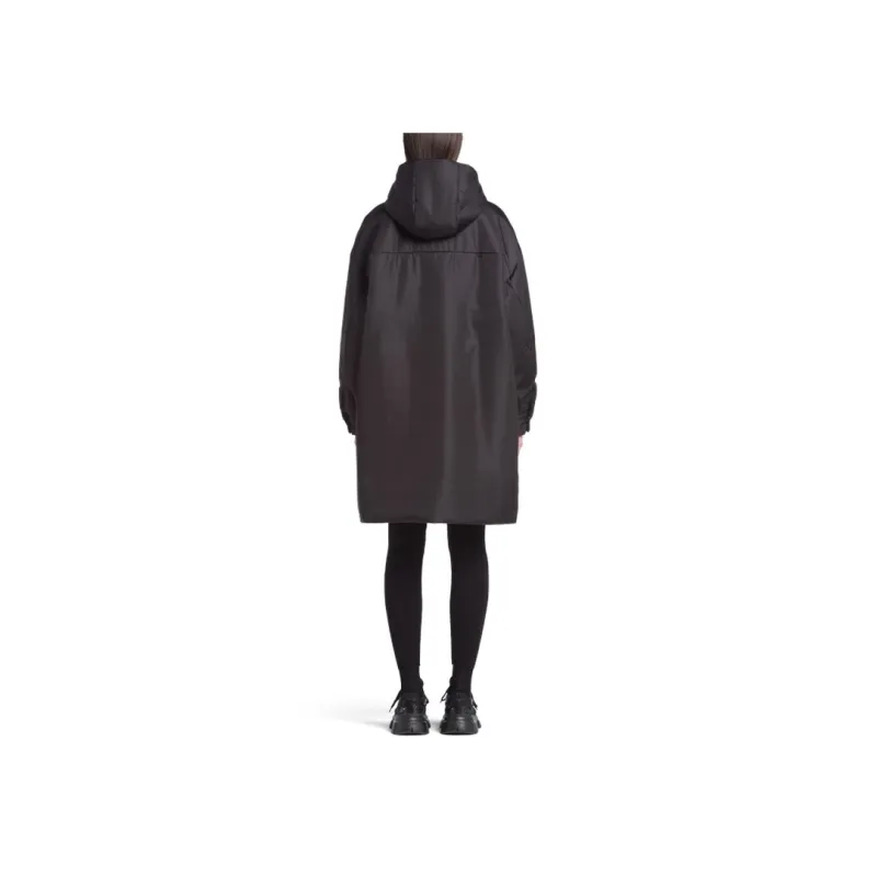 PRADA Light Re Nylon Triangle logo Raincoat-1
