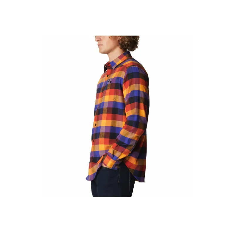 Columbia Cornell Woods Shirts Men Purple-2