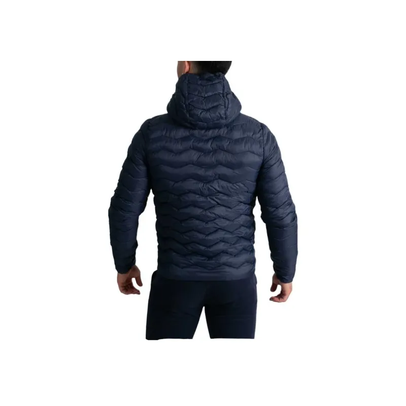 K WAY Logo patch Hooded Padded Jacket-2