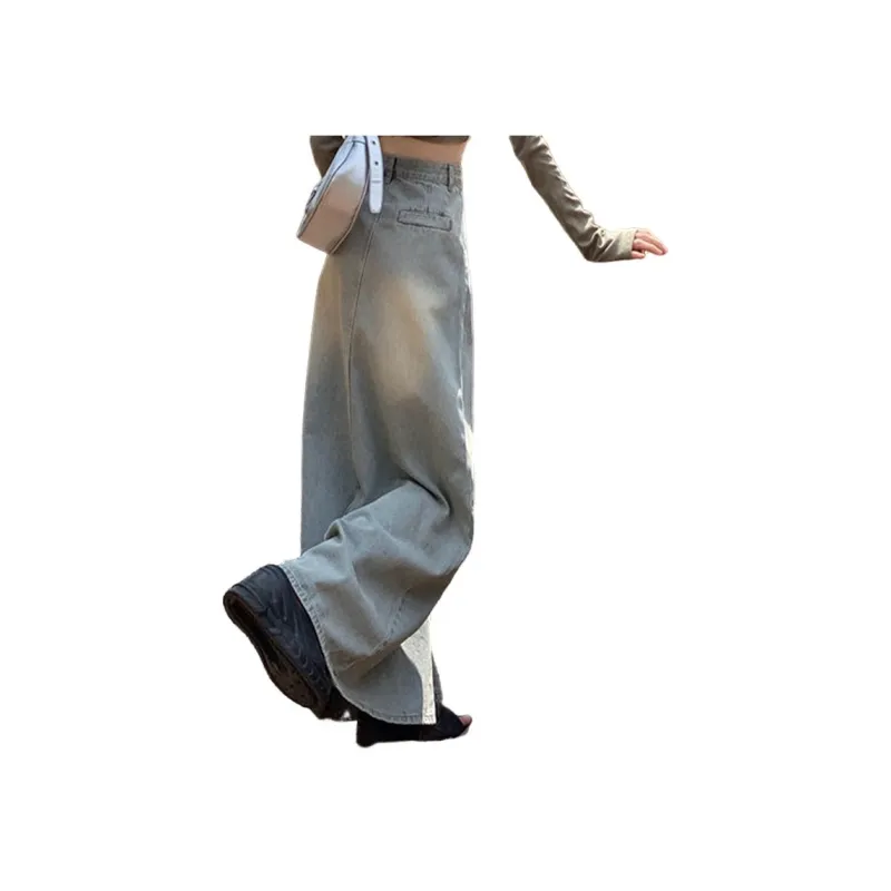 KAISER Denim Long Skirt Women's Light Blue-1