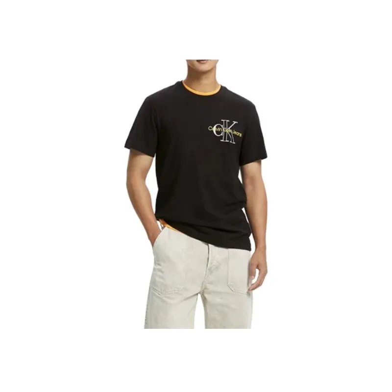 Calvin Klein T Shirts Men BEH Black-1