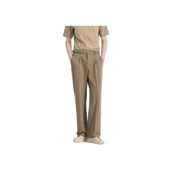WILD LEADER Suit Trousers Men Milk Coffee[XXKW5138Y57]