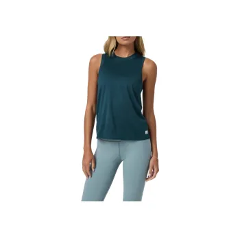 Vuori SS25 Sport Vests Women's Moss Gray Green/Moss Heather
