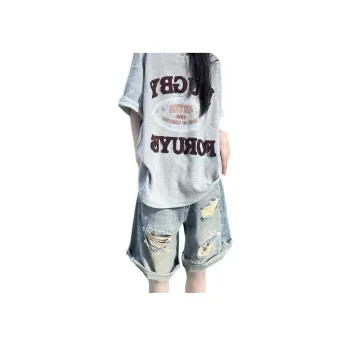 7 SEVFUN Denim Shorts Women's Vintage Blue