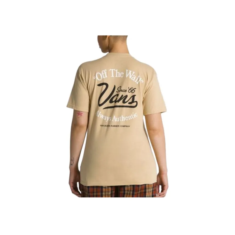 Vans TAOS T Shirts Unisex Brown-3