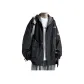 Black-[Spring Fall]Mock Two-Piece Workwear Jacket