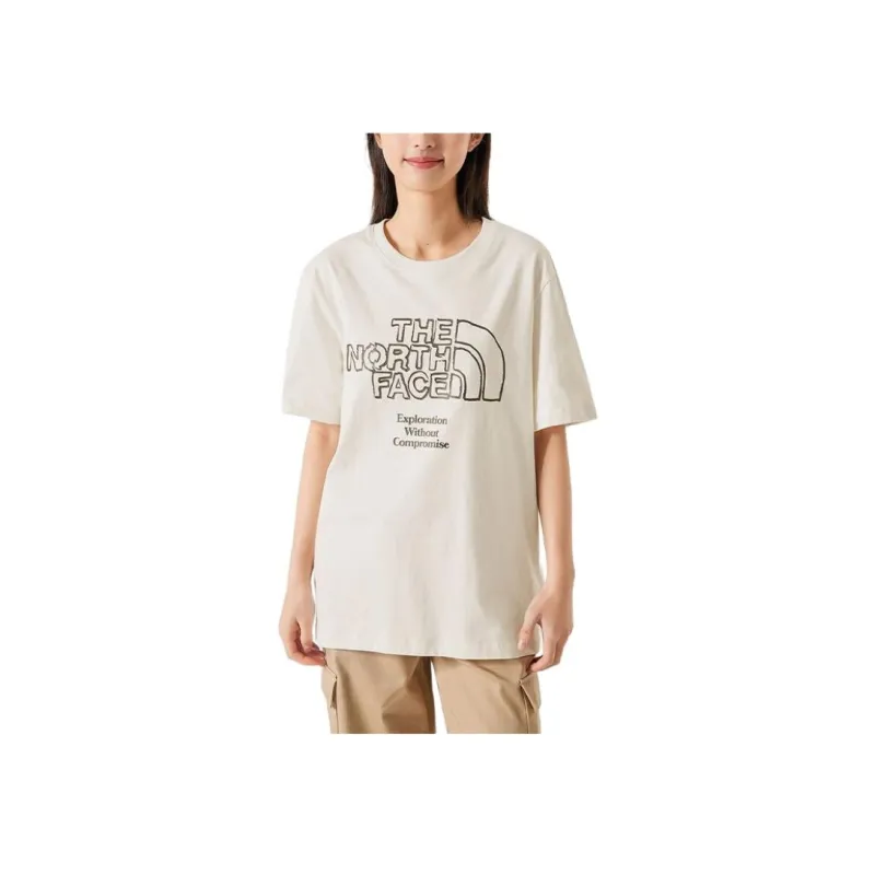 THE NORTH FACE T Shirt Unisex Ecru-1