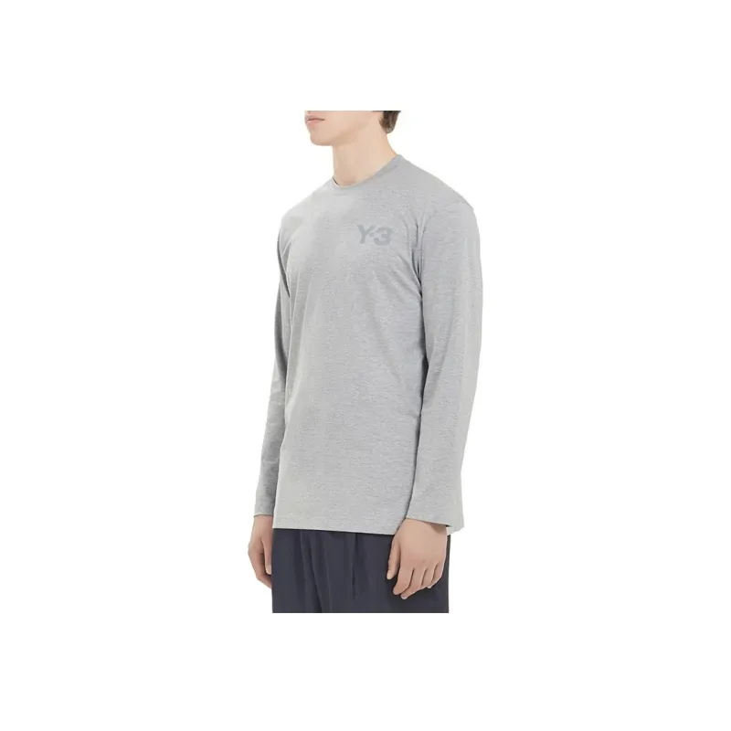 Y 3 T Shirts Men Gray-2