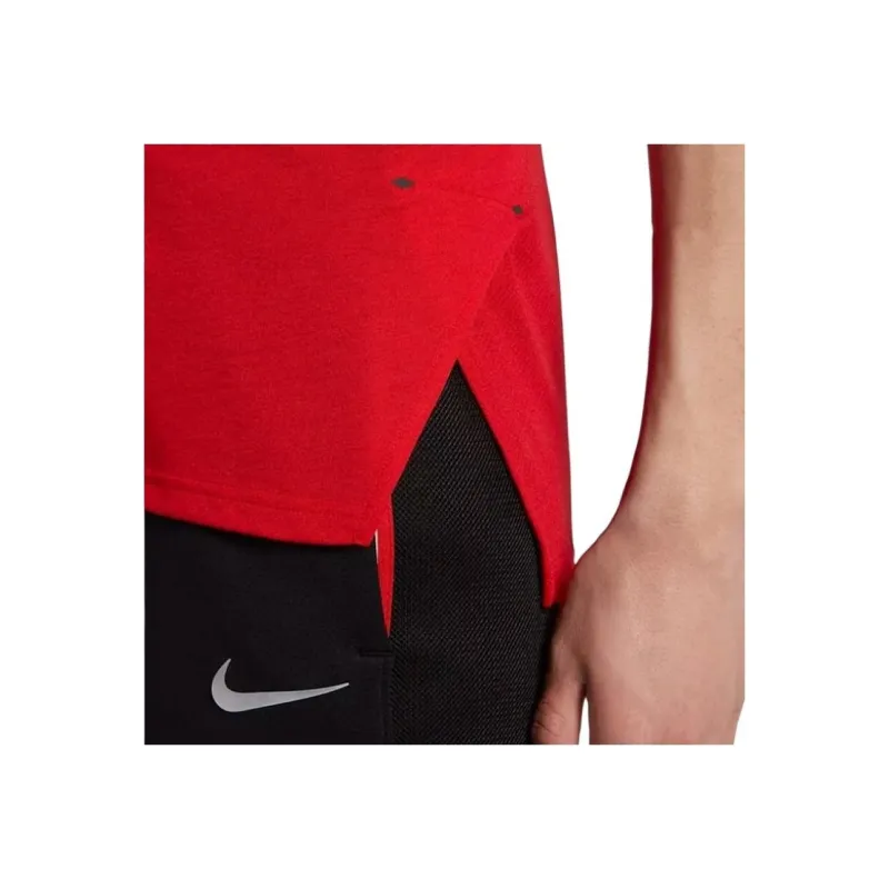 Nike T Shirts Men Red-4