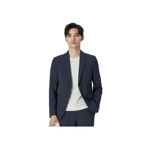 지오지아 네이비 블루 남성 비즈니스 정장