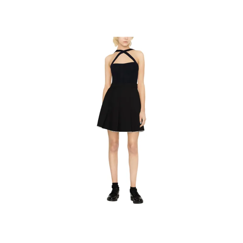 Patou Cable knit Halterneck Top-0