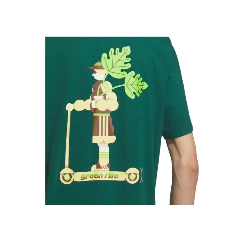 Adidas Neo T Shirt Men's Forest Green-4